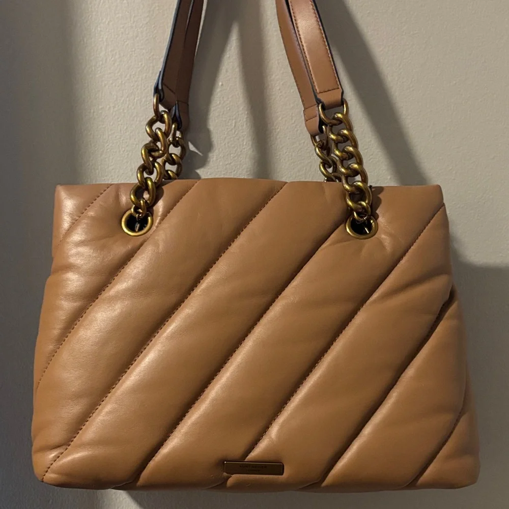 Kurt Geiger NWT Camel SoHo Shoulder Bag - Picture 5 of 13
